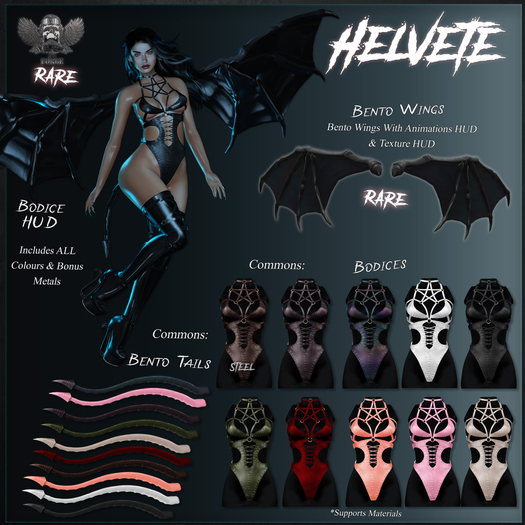 [The Forge] Helvete Set Common, Maitreya, Pink