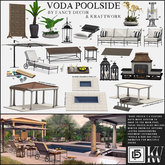 Fancy Decor + KraftWork Voda Poolside Full Set inc 4 RARES