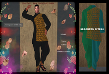 [Good Fairy] - Aamir {Kurta - Dhoti} Gianni SEAGREEN & TEAL