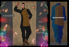 [Good Fairy] - Aamir {Kurta - Dhoti} Gianni BLUE & ROYAL