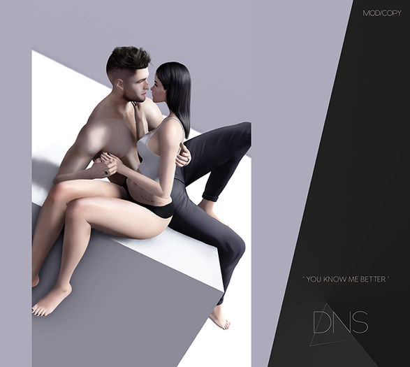 DNS - ' YOU KNOW ME BETTER ' COUPLES POSE