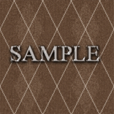 Zoy Texture [ DIAMOND KNIT 12 ] Seamless - Brown