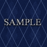 Zoy Texture [ DIAMOND KNIT 12 ] Seamless - Navy
