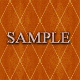 Zoy Texture [ DIAMOND KNIT 12 ] Seamless - Orange