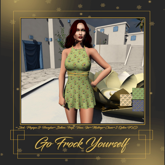 GFY-Felicity Tied Mini Dress Delivery HUD {Wear}