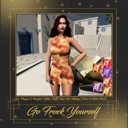 GFY-Sunny Tied Mini Dress Delivery HUD {Wear}