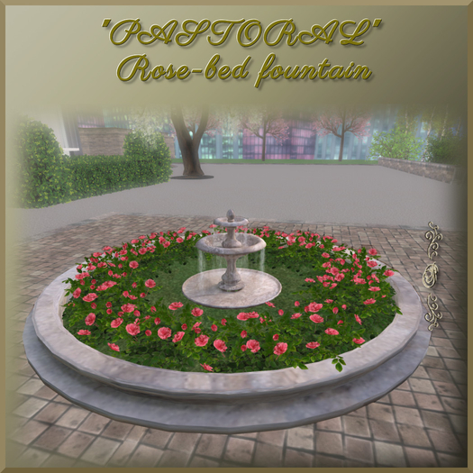 "PASTORAL" Rose-bed fountain