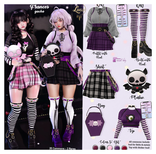 Luas Frances Top Purple