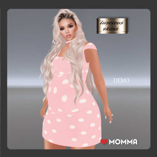 meghan demo pink  spotted dress LoveMomma