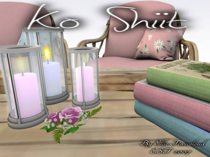 [KO SHIIT] Dawn Patio Set Pink