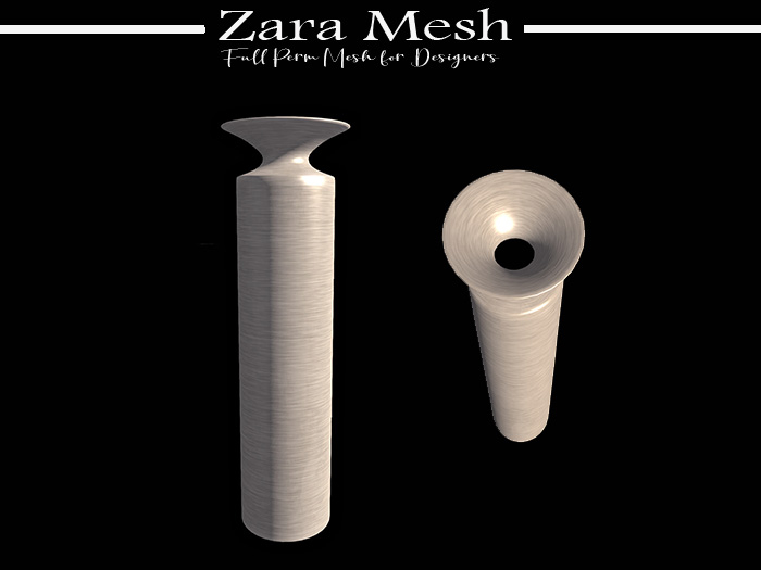 Zara Mesh - Metal Vase - FULL PERM MESH