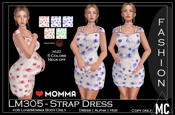 <MC> LM305 Strap Dress  (add me)
