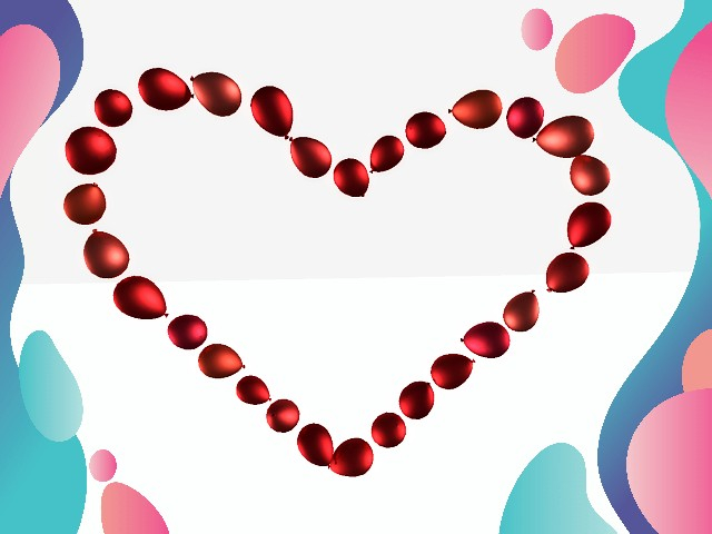 [AE] Celebration Store - 30 Heart Shaped Floor Balloons Red