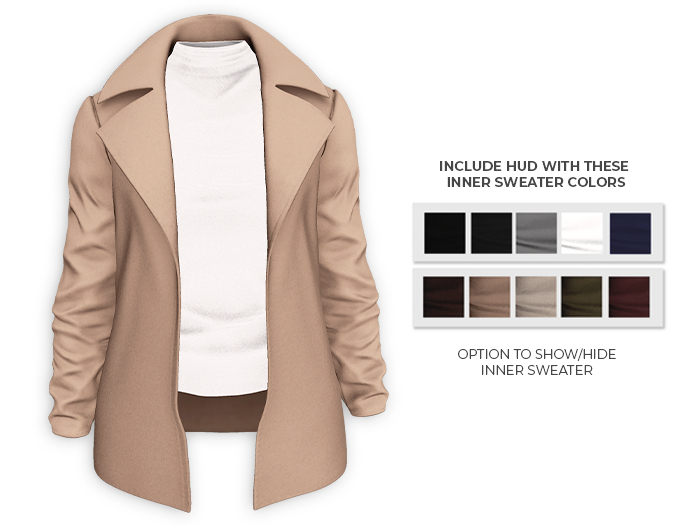 MINIMAL - Chris Coat Beige