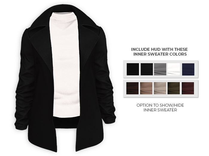 MINIMAL - Chris Coat Dark Grey