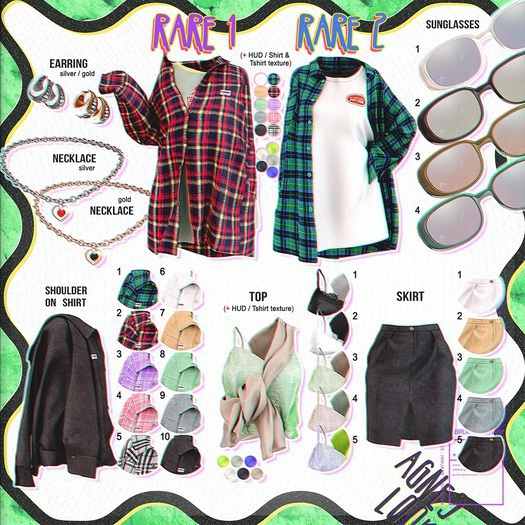 `M.BIRDIE / Agnes look. RARE1