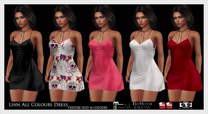 RADEX Mesh Linn All Colours Dress
