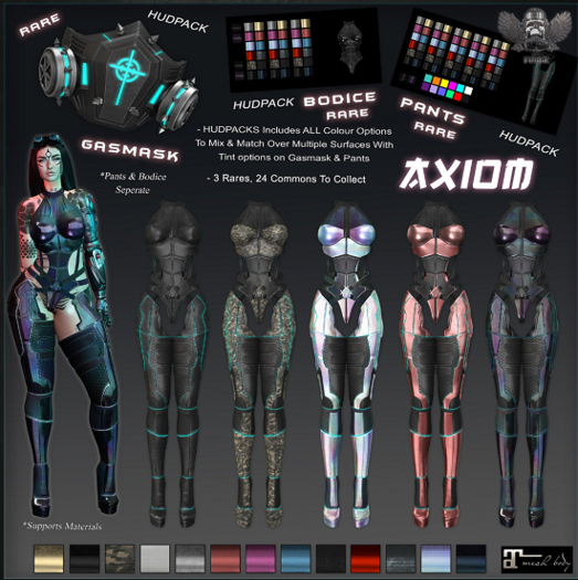 [The Forge] Axiom Pants, Maitreya, Rose