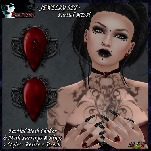 *P* Iadara Jewelry Set ~Gothic~ (P.MESH)