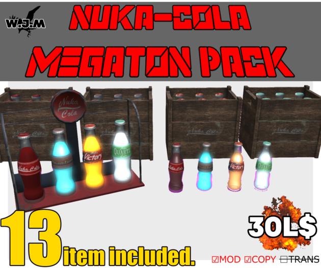 [WJM]Nukacola megaton-pack(box)