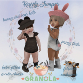 Granola - Ruffly Jumper - Tan - add to open!