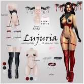 *Tentacio* Lujuria set. Harness blue
