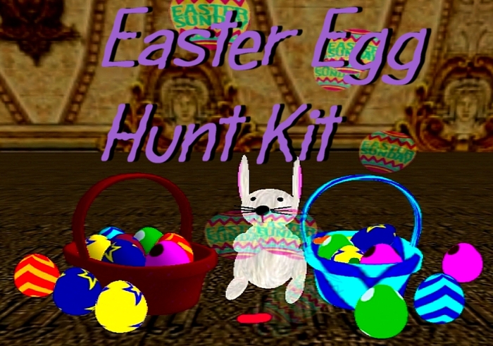 Easter Decorations, Gift Giver, & Egg Hunt Kit Boxed