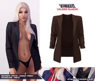 TETRA - Valerie Blazer + Hoodie & Shirt (Choco)