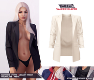 TETRA - Valerie Blazer + Hoodie & Shirt (Ivory)