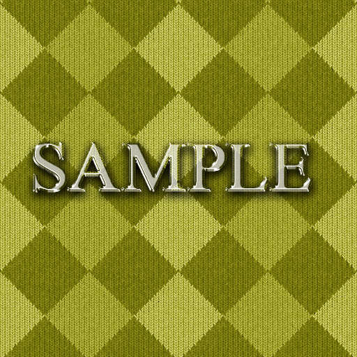 Zoy Texture [ DIAMOND KNIT 13 ] Seamless - Lemon