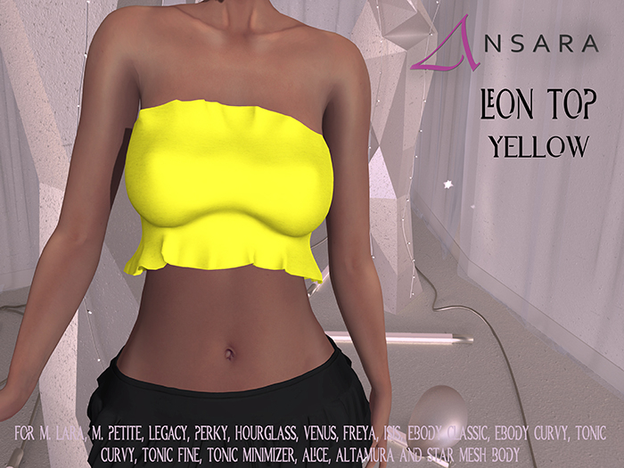 Ansara - Leon Top - Yellow