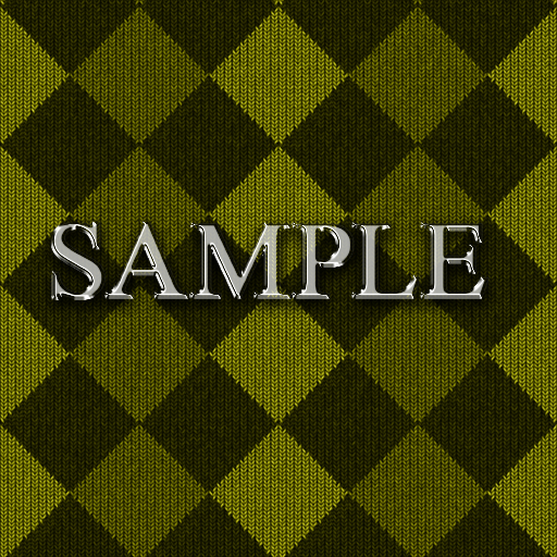 Zoy Texture [ DIAMOND KNIT 13 ] Seamless - Yellow