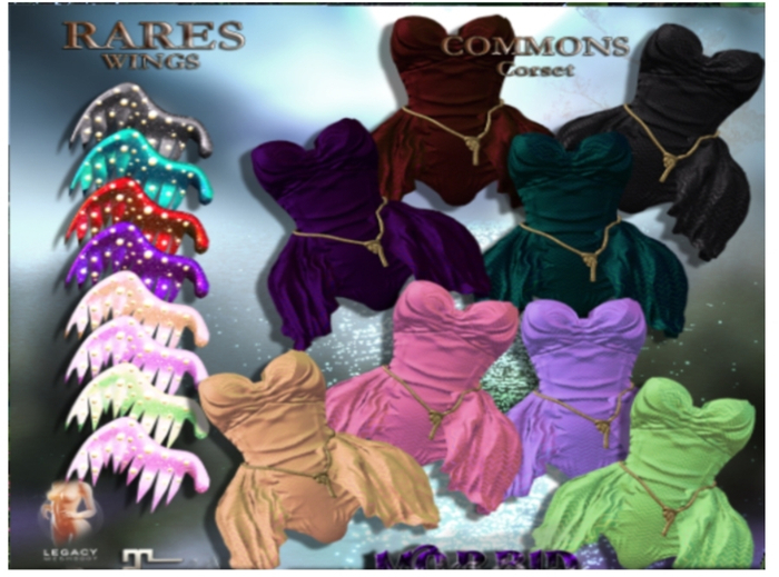 MORBID MOEKO Paoline Corset Maitreya - Rose - RARE