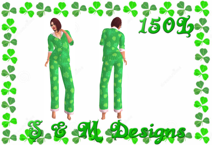 S & M Designs Whiskey Lullaby - Shamrocks