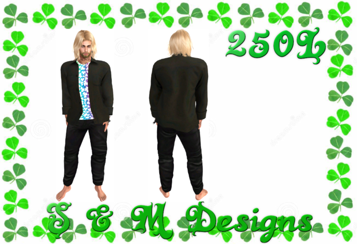 S & M Designs Eternal Men's - Rainbow Clovers