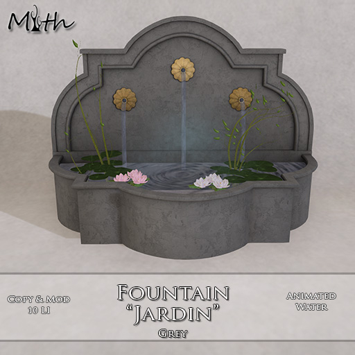 Myth - Fountain "Jardin" Grey