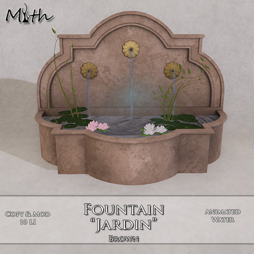 Myth - Fountain "Jardin" Brown