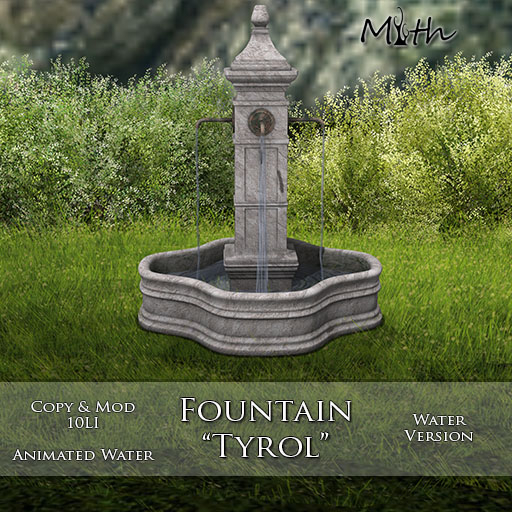 Myth - Fountain "Tyrol" Water