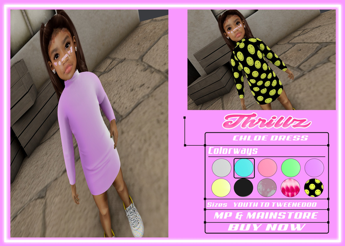 [THZ] CHLOE DRESS TURQ