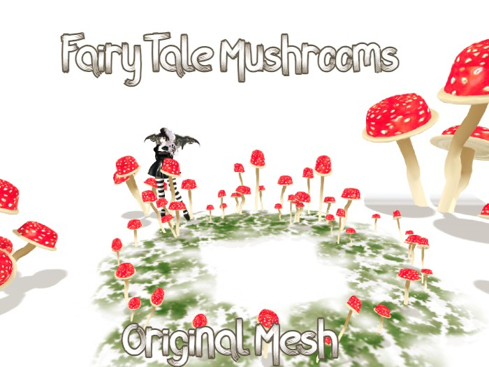 G&D Fairy Tale Mushroom Set No Trans
