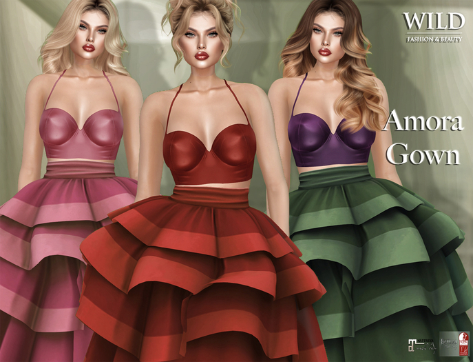 :::WILD:::Fashion Amora Gown*OUTLET PRICE* 
