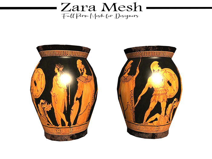 Zara Mesh - Greek - Vessel - FULL PERM MESH