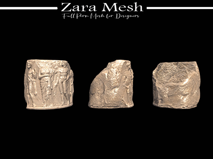 Zara Mesh - Greek - Column Element - FULL PERM MESH