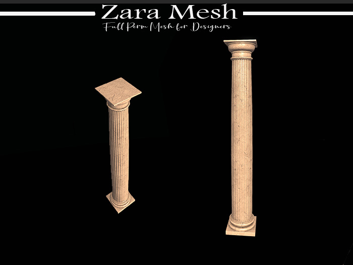 Zara Mesh - Greek - Column 2 - FULL PERM MESH