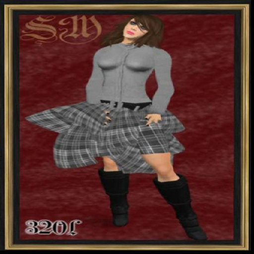 .::SM::. ALICE SUETER C BOTA CINZA full female designer outfit - resell box -
