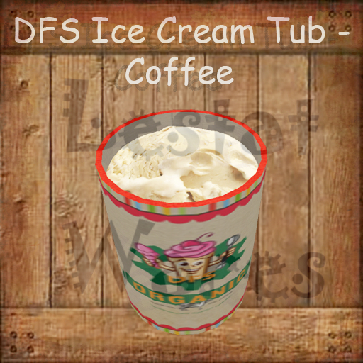 DFS Ice Cream Tub - Coffee