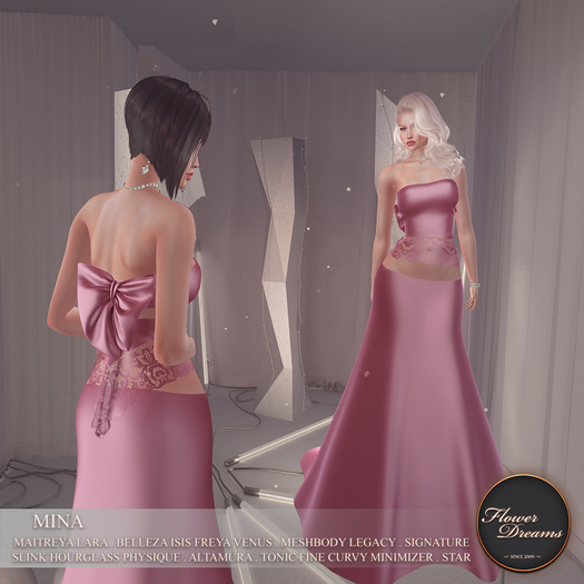.:FlowerDreams:.Mina Gown - pink Demo