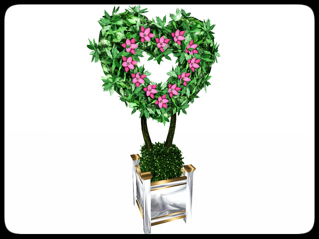 [AE] Wedding Store -Full Hearts Topiary  Pink