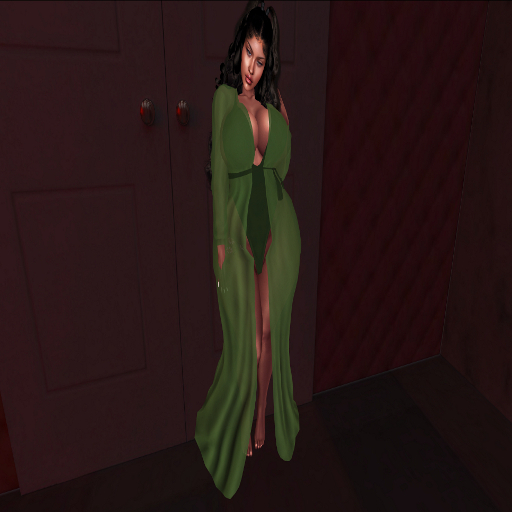 Chrissy Robe & Bodysuit Olive *Legacy*