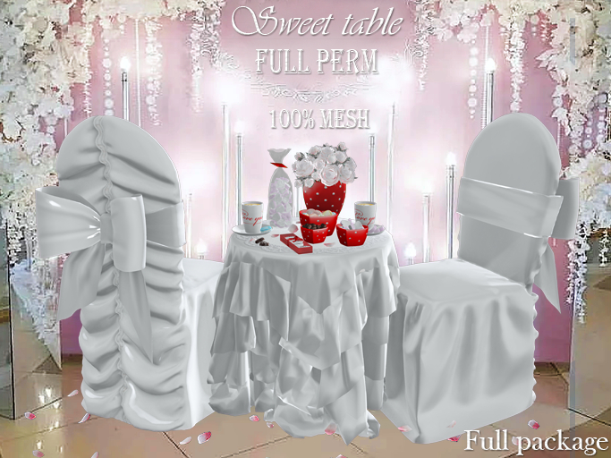 STYLES -Full Set Sweet Table -100% Mesh FULL PERM